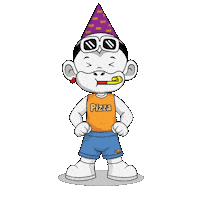 Pizza Time Sticker by Zhot