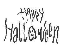 Halloween Text Sticker