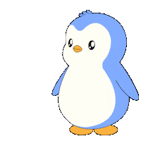 Hide And Seek Shut Up Sticker by Pudgy Penguins