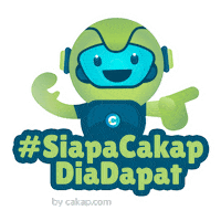 Cakap happy hello mascot korean Sticker
