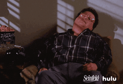 Seinfeld Sleeping GIF by HULU