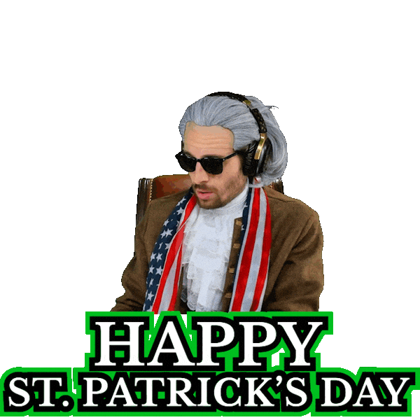 St Patricks Day Rainbow Sticker