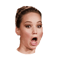 jennifer lawrence omg STICKER by imoji