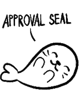 Seal Approval Sticker by Story TLRS
