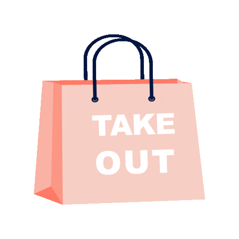 EasyOrderApp food delivery app bag Sticker