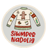 Welsh Nadolig Sticker