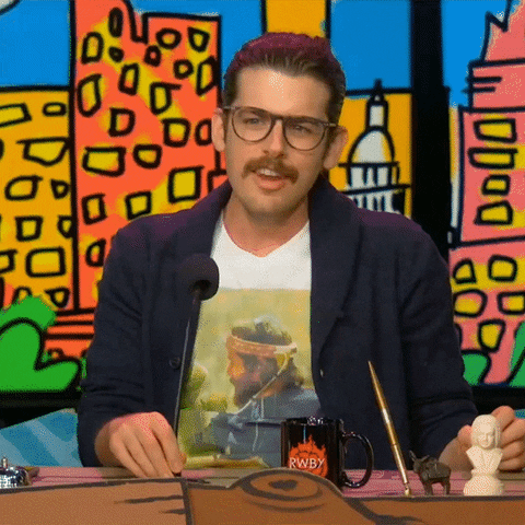 roosterteeth giphyupload no rooster teeth on the spot GIF