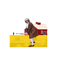 Yard Work Farm Sticker