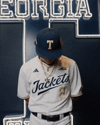 Georgia Tech Baseball GIF by Georgia Tech Yellow Jackets