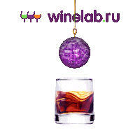 winelab party drink whiskey день рождения Sticker