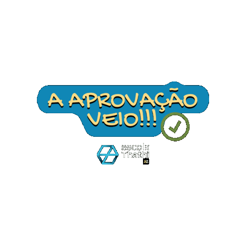 Aprovados Sticker by Escola Thathi