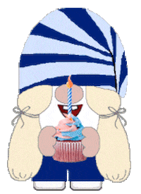Happy Birthday Gnome Sticker