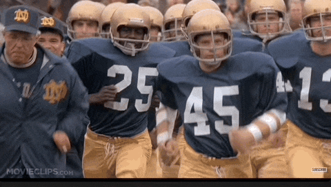 upressplay giphyupload rudy notredame seanastin GIF