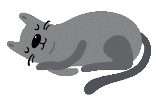 kazoopet cat sleep sleepy kitten Sticker