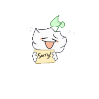 Sorry Forgive Me Sticker