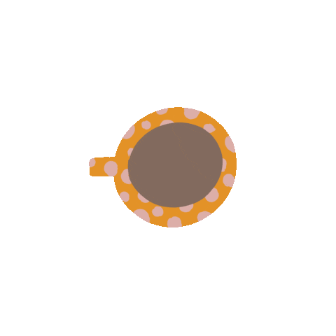 Coffee Fall Sticker