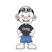 White Monkey Omg Sticker by Zhot