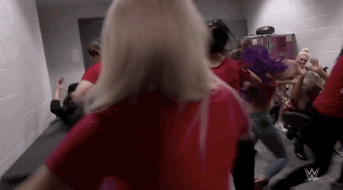 smackdown live fighting GIF by WWE