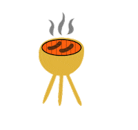 Bbq Eating Sticker by Camping World