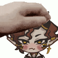 less549 vtuber blush headpat helia GIF
