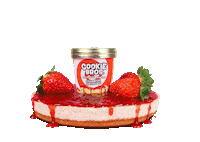 Cake Strawberry Sticker by Cookie Bros