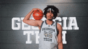 Georgia Tech Basketball GIF by Georgia Tech Yellow Jackets