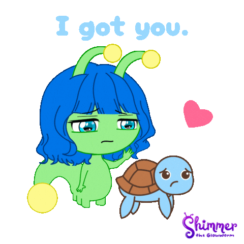 I Got You Love Sticker by ShimmertheGlowworm
