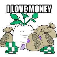 Make It Rain Money Sticker by Magic Eden