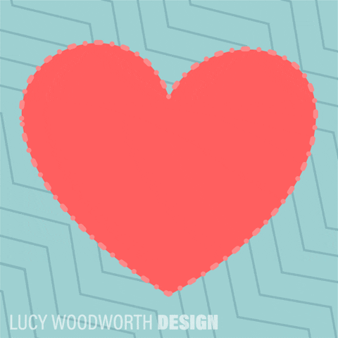 heart love GIF by Lucy Woodworth Design