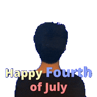 Happy American Sticker