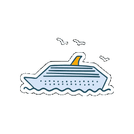 Bookaway_Travel giphyupload boat yacht ferry Sticker