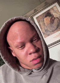 Blank Face Bald Man GIF