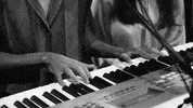 black and white piano GIF by Filipa