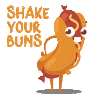 Grilling Hot Dog Sticker by Loot Crate