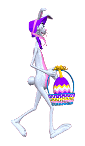 easter bunny rabbit Sticker
