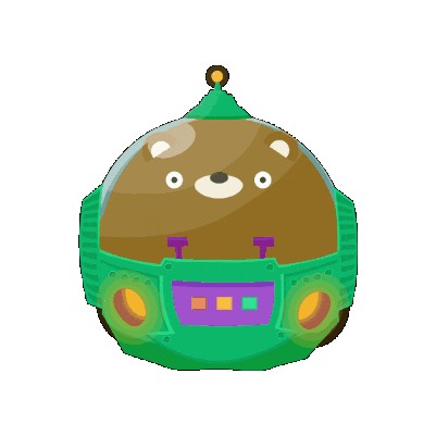 Bear くま Sticker by wonderfy