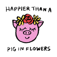 Happy Flowers Sticker by Aerie