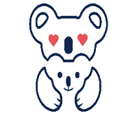 Koala Love Sticker by VirCast medic
