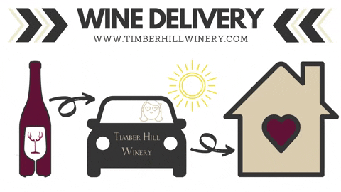 Wine Delivery GIF by Timber Hill Winery