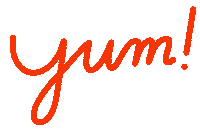 Food Eating Sticker by Bodil Jane