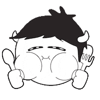 Fun Eating Sticker