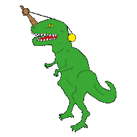 Kromosaurus Sticker by KROM Kendama