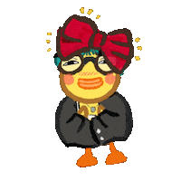 claratan122 happy duck gd gdragon Sticker