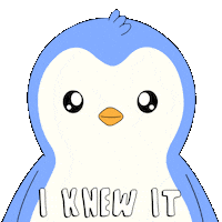 Told You So Penguin Sticker by Pudgy Penguins