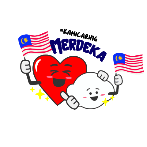 Caring_Pharmacy giphyupload malaysia independence day caring Sticker