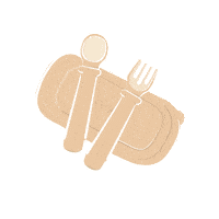 Cutlery Utensils Sticker by Hegen