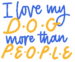 Love Dog Sticker
