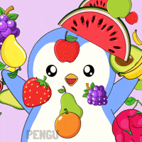 Dragon Fruit Spinning GIF by Pudgy Penguins