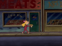 hey arnold nicksplat GIF