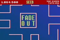 universalmusicnorway retro pacman ghosting fade out GIF